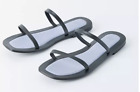 Urban Outfitters UO Lenny Easy Slide Leather Sandal Black - Size 8 - NWT $44