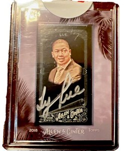 2018 Topps Allen & Ginter X Mini #/25 Silver Auto