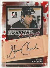 2011-12 ITG Enforcers Autographs #ASC Shane Churla In The Game ITG