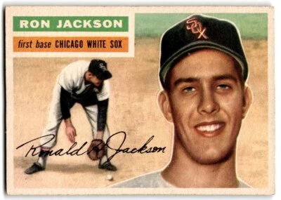 1956 Topps Ron Jackson Chicago White Sox #186 - Image 1 of 2