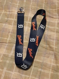 Cordón DETROIT TIGERS EQUIPO COLOR 19-1/2""x 1"" con clip - Imagen 1 de 5
