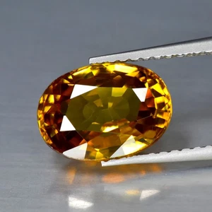 3,81ct ovaler, sensationeller unbeheizter honiggelber Zirkon _Sri-Lanka - Bild 1 von 1