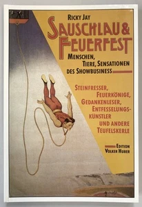 Ricky Jay - Sauschlau y resistente al fuego. Arte mágico Zaberei conjuring magia circo - Imagen 1 de 1