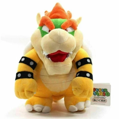 10" Super Mario Bros Bowser Koopa Plush Soft Toys Stuffed Animal Doll Xmas Gifts