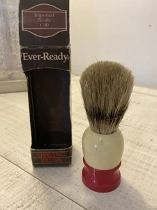 Rasierpinsel Ever Ready Importierte Borsten C40 mit Originalkarton Mohawk Red - Bild 1 von 7