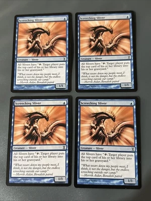 Screeching Sliver X4 Time Spiral Ex/ NM Condition See Pics Front Back - Image 1 of 4