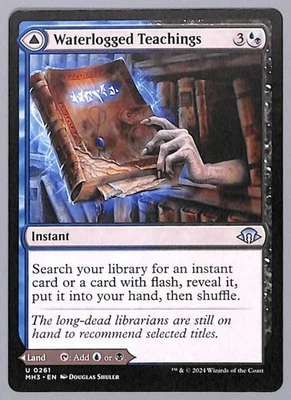 Waterlogged Teachings //Inundated Archive - 261 - Modern Horizons 3 (MH3) MTG - Image 1 of 4