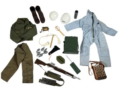 Lote Mix de Acessórios Vintage GI Joe Anos 1960 § - Imagem 1 de 4