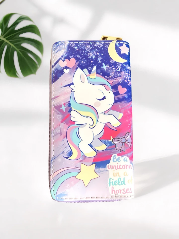 🌙🌈 Cartera Be a Unicorn in a Field of Horses 🌈🌙 Foto 1 de 4