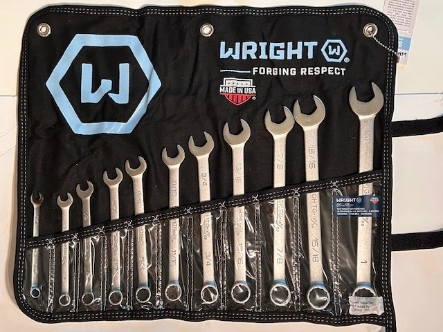 Juego de llaves combinadas Wright Tool WRIGHTGRIP® 12 puntos 11 piezas SAE 711 Foto 1 de 4