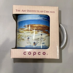 Vintage 1993 Chicago Art Institute Masterpiece Col. Copco Becher MONET GRAINSTACKS  - Bild 1 von 6