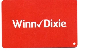 Winn Dixie Supermarket Red With Small White Star Gift Card No$ Value Collectible - Picture 1 of 1