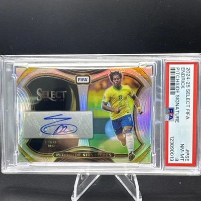 2024-25 Panini Select Fifa - Pitchside Signatures Endrick Silver Prizm AUTO!! - Image 1 of 4