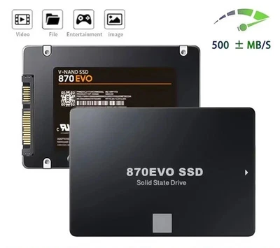 870 EVO SSD 2TB/1TB SATA3 2.5'' Internal Hard Drive for Laptop & PC UK