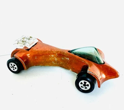Johnny Lightning Topper Wasp 1970 Diecast Rare Burnt Orange 1/64 Vintage Toy Car - Image 1 of 4