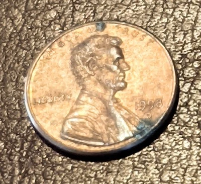 1998D Lincoln Memorial Penny Coin Closed 'AM' - Image 1 of 4