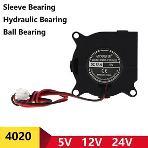 4020 Radial Blower DC Brushless 5V 12V 24V Ultra-Quiet High Speed Cooling Fan - Picture 1 of 7