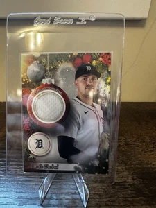 2025 Topps Holiday - #PR-TS - Player Relic - Tarik Skubal (Mem) - Bild 1 von 2