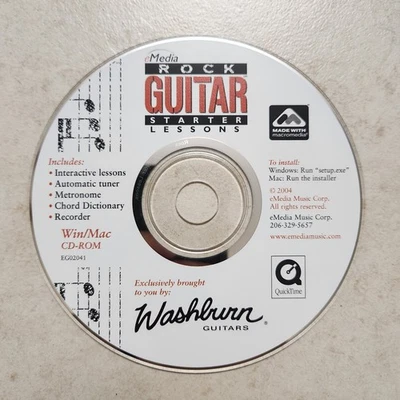 eMedia Rock Guitar Starter Lessons (PC; 2004) #1991 - Image 1 of 2