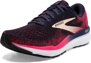Brooks Ghost 16 Damen-Laufschuhe weite Passform Turnschuhe schwarz/pink UK 6 - Bild 1 von 6