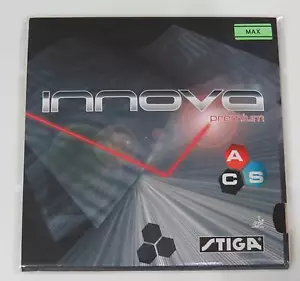 GOMA TENIS DE MESA PREMIUM STIGA INNOVA (NEGRO), + REGALO GRATUITO - Imagen 1 de 4