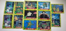 Vintage 1989 Topps TMNT Teenage Mutant Ninja Turtles 12 Card Lot Set