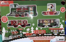 peanuts christmas train set