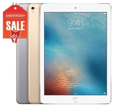 Apple iPad Pro 128GB, Wi-Fi 12.9" Retina Display Touch ID GOLD GRAY SILVER - Image 1 of 2