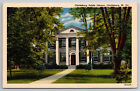 Postcard Vintage WV Clarksburg Public Library Linen ~9894