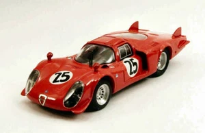 Alfa Romeo 33.2 #25 Accident 24h Daytona 1969 Dibos / Calabattisti 1:43 Model - Foto 1 di 1