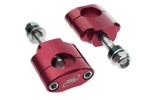 AS3 HANDLEBAR CLAMPS for KAWASAKI KX KXF 125 250 450 28.6MM FAT BAR 10MM BOLTS - Picture 1 of 3