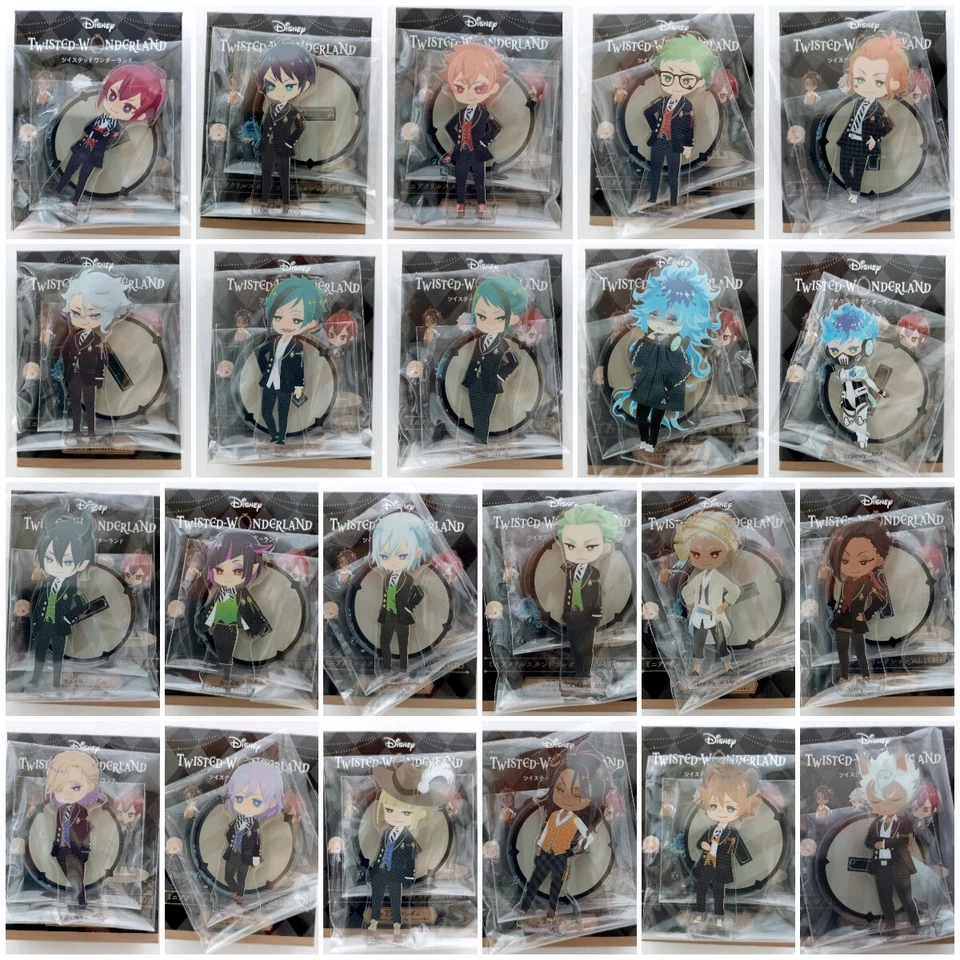 Disney Twisted Wonderland Acrylic Stand TREY CATER LEONA RUGGIE AZUL VIL KALIM - Image 1 of 1