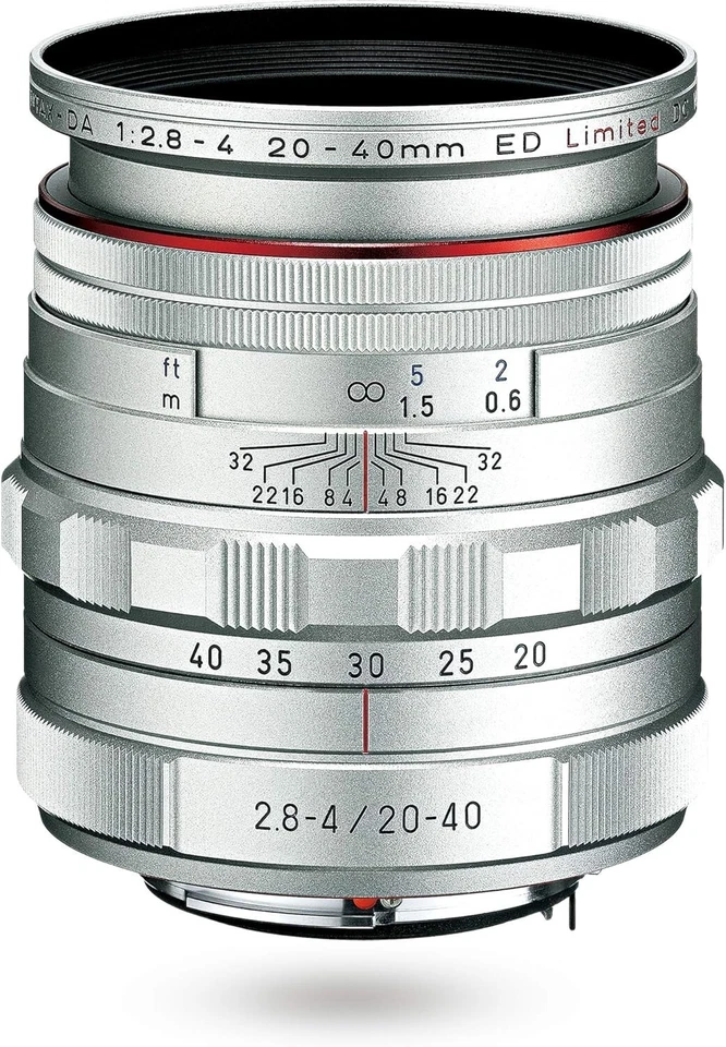 PENTAX HD PENTAX-DA 20-40mmF2.8-4ED Limited DC WR Silver Standard Zoom 23010 - Image 1 of 1