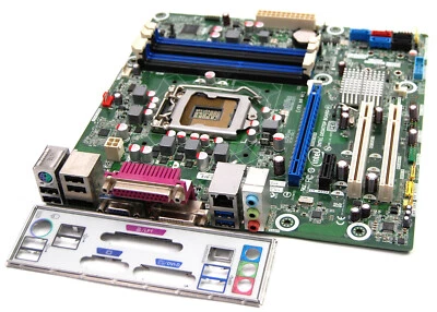 Scheda madre socket lga 1155 ram ddr3 micro atx intel dq77cp Q77 motherboard pc - Immagine 1 di 3