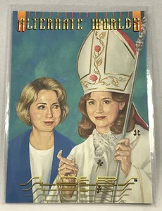 Hillary Clinton als Mrs. President 1997 Alternate Worlds Sliders Trading Cards - Bild 1 von 2