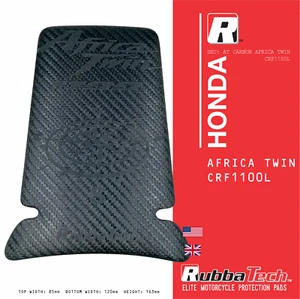 RUBBATECH AT CARBON Tank Pad for HONDA AFRICA TWIN CRF1000L Standard Models - Picture 1 of 2