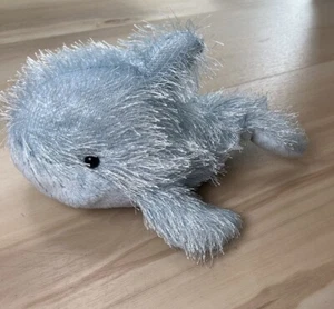 Ganz Webkinz Blue Whale Beanbag Plush HM356  No Code 9" - Picture 1 of 2