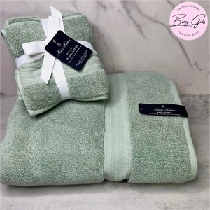 Brooks Brothers Set di 5 asciugamani da bagno 1 verde menta - Foto 1 di 3
