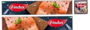 Nuova Grafica Findus adesiva trasparente per rimorchi frigo Herpa 1/87. - Foto 1 di 1