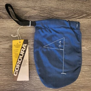 Vtg Driving Range Bag Golf Practice DuPont Cordura Balls Tee Prop Deadstock Sewn - Picture 1 of 6