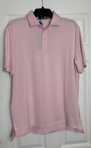 RLX Ralph Lauren Performance Classic Fit Polo Golf Shirt Size Med Pink MSRP $95 - Picture 1 of 6