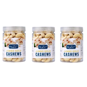 Anacardo Oro Natural Puro Jumbo Tamaño Paquete de 3 (250gm) Sweet Taste of India - Imagen 1 de 10