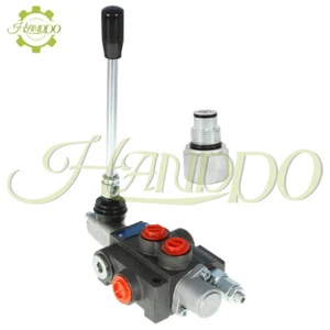 13 GPM 1 Spool 3600 PSI Hydraulic Directional Control Valve BSPP+Conversion Plug - Picture 1 of 14