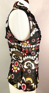 Wrapper Colorful Geometric Patterned Top, Size L - Picture 1 of 6