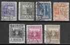 Spanish Andorra stamps 1929 MI 19-26 CANC VF 