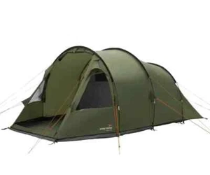 Easy Camp Hidra 4 Person Family Poled Adventure Tunnel Camping Tent (Green) - Picture 1 of 9