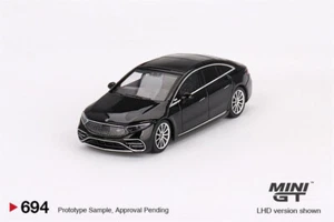 MINI GT 1:64 MB EQS 580 4MATIC Black Diecast Model Car - Picture 1 of 3