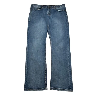 Nat Nast Denim Jeans Mens 38x33 (Tag 38x34) Straight Leg Blue Wash - Image 1 of 4