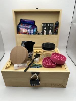 Holzbox Rolling Tray Large Drehunterlage + Kiste+etc  Drehhilfe Geschenke Box - Bild 1 von 4
