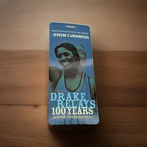 Drake Relays Athletes of the Century Gwen Torrence Michael Johnson Lenticular - Picture 1 of 5